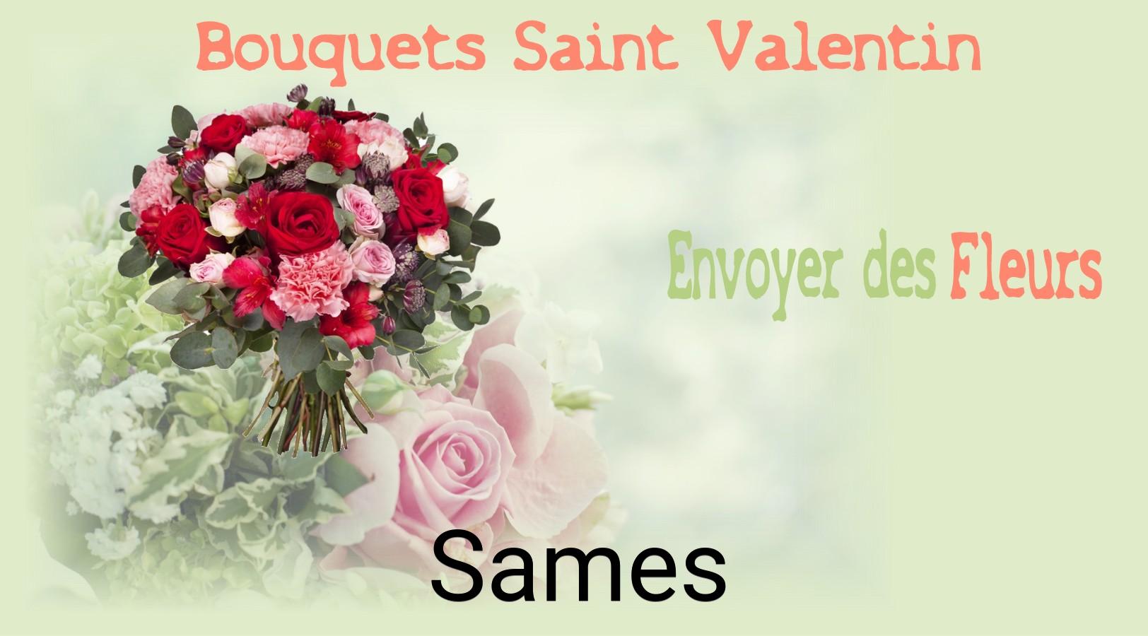 Roses de Saint-Valentin livrées à Sames